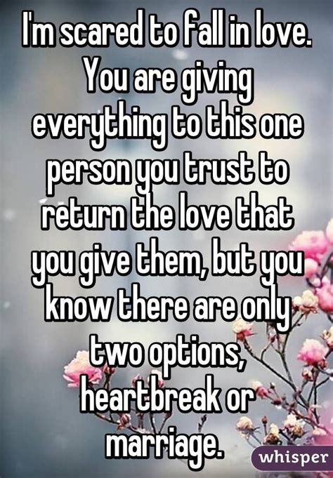 Scared To Fall In Love Quotes