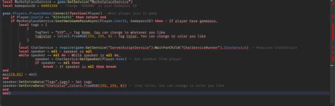 Scarf Gamepass Script - Scripting Support - DevForum | Roblox