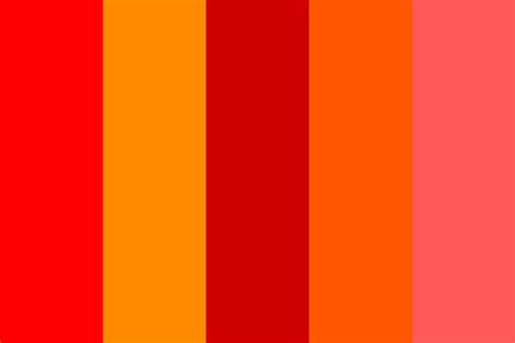 Scarlet and Red-Orange