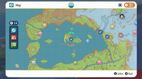 Scarlet and Violet location