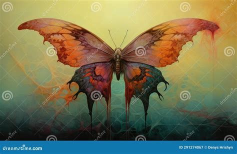 Scary Butterfly Drawing