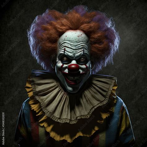 Scary Clown Face