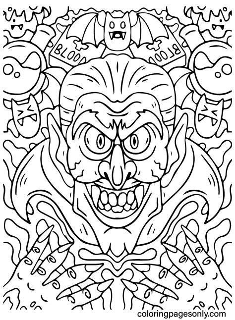 Scary Coloring Pages