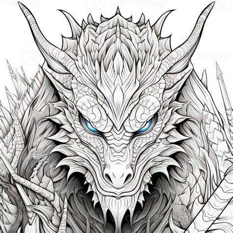 Scary Dragon Coloring Pages