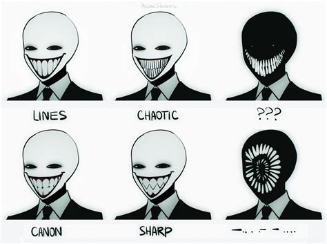 Scary Face Drawing Reference