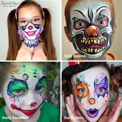 Scary Face Paint For Kids