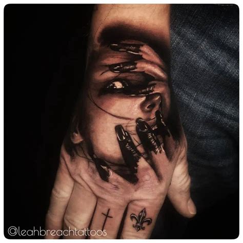 Scary Hand Tattoos