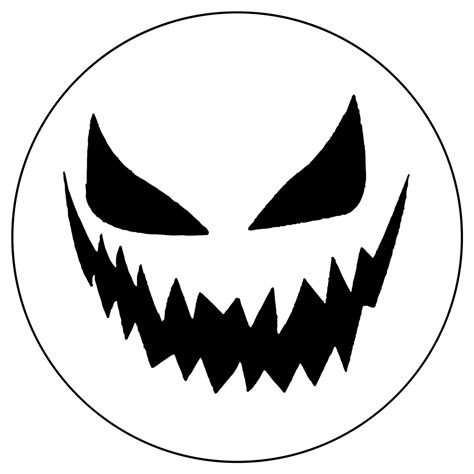 Scary Jack-o Lantern Faces Printable