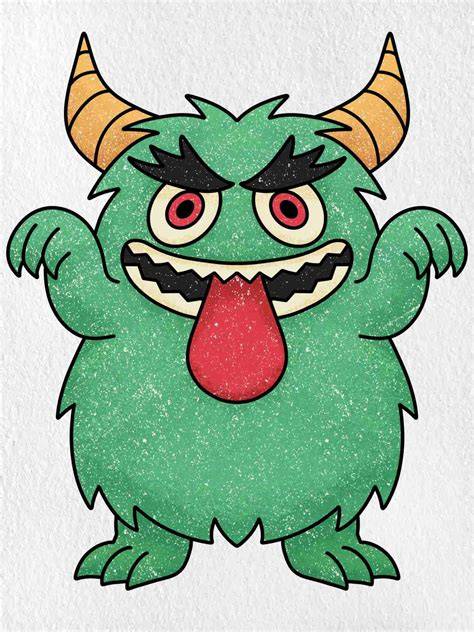 Scary Monster Drawing Ideas