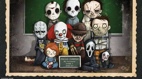Scary Movie Characters Animated