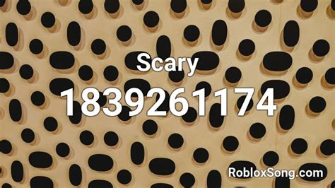Scary Music :) Roblox ID - Roblox music codes - Pinterest