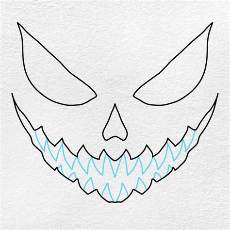Scary Pictures Easy To Draw