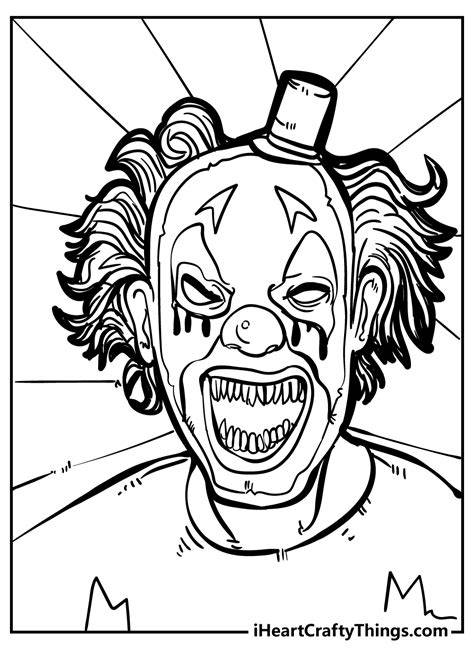 Scary Unicorn Coloring Pages