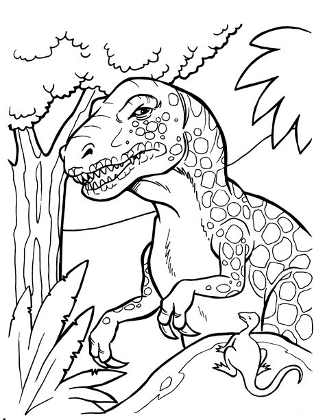 Scary dinosaur coloring pages Coloring pages to download and print
