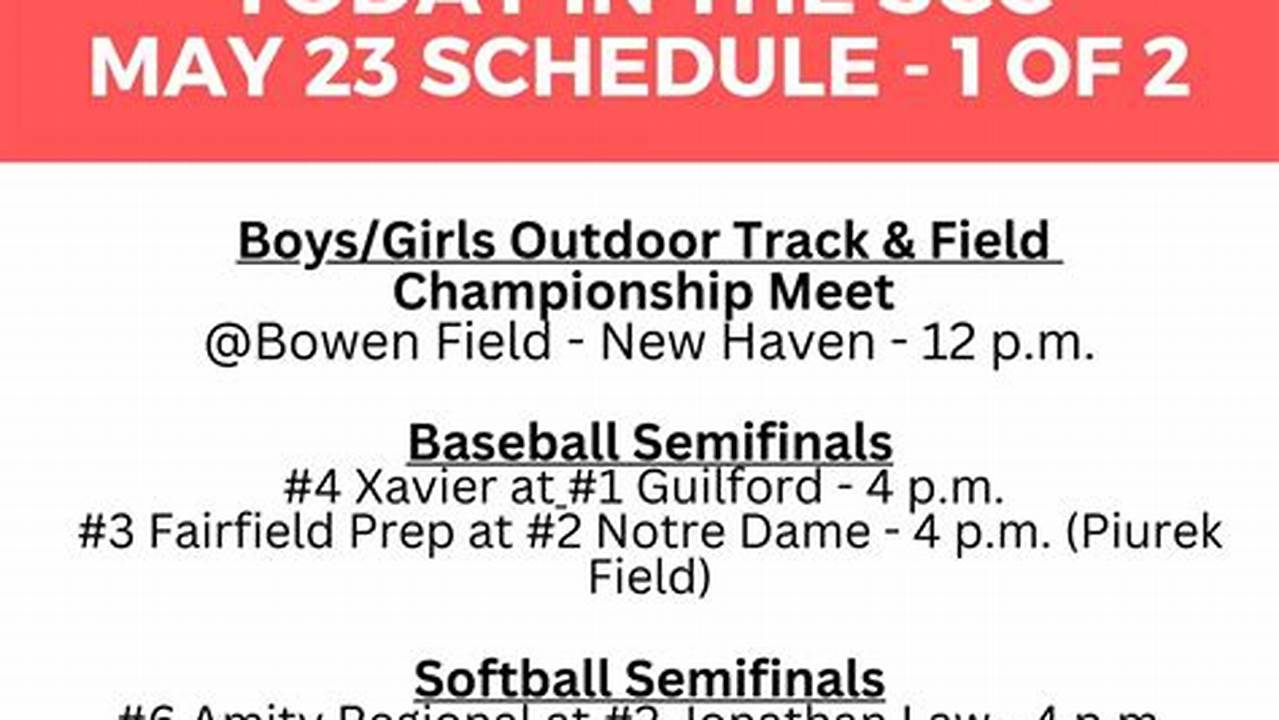 Scc Schedule Spring 2025