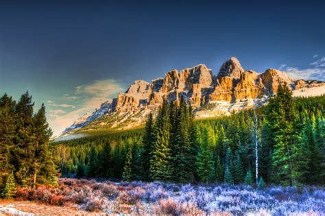 Scenic mountain views