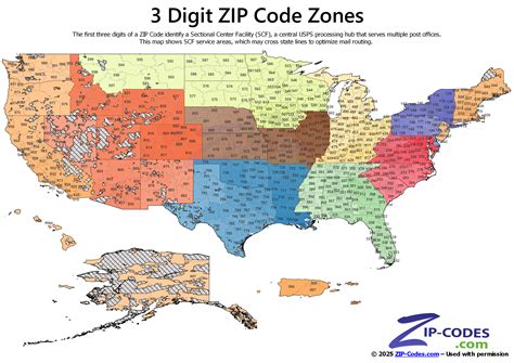 Scf Zip Code Map