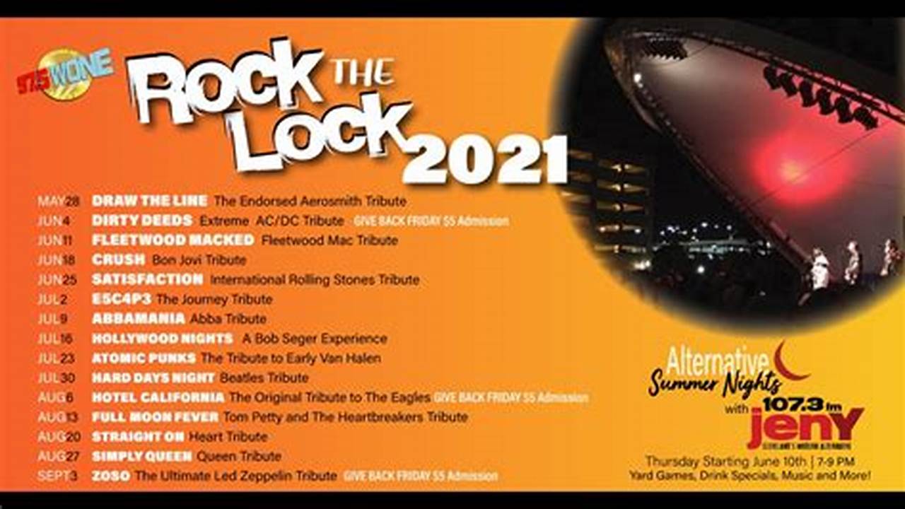 Schedule Summer Concerts At Lock Three