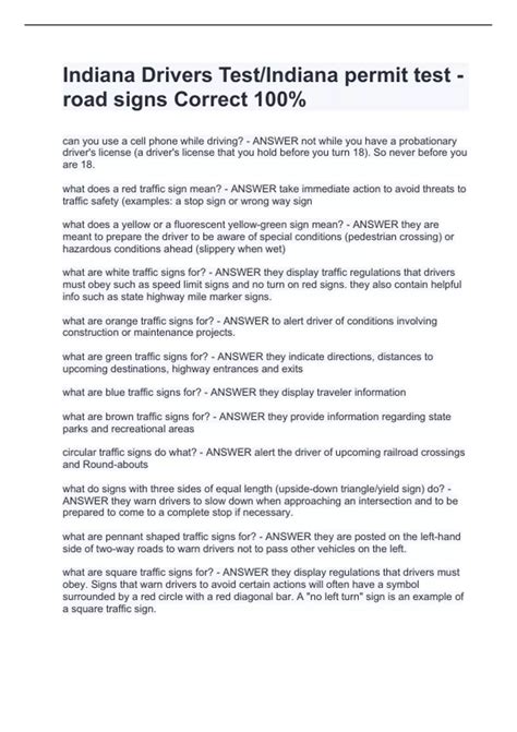 Indiana Driver License Test for Android APK Download