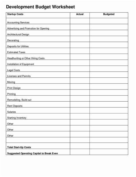 Schedule C Expenses Worksheet Excel