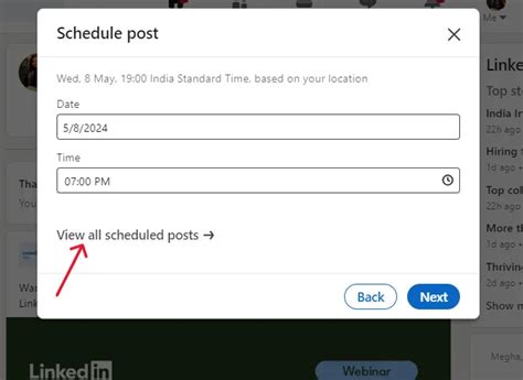 How To Schedule Posts On LinkedIn Complete Guide