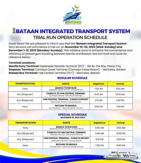 Schedule a Trial Run