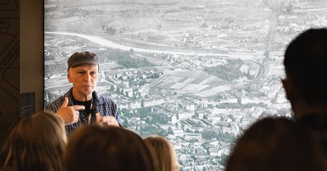 Schindler Factory guide talking