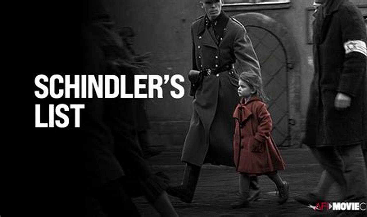 Schindlers List Streaming 2024