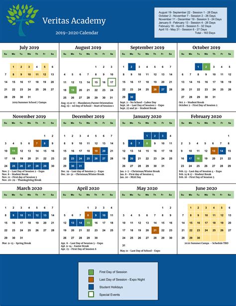 Scholars Academy Calendar