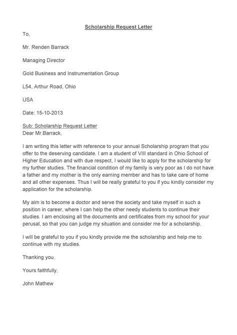 Best Scholarship Application Letter Samples (Writing a Strong Application)
