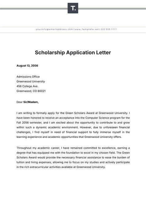 Scholarship Application