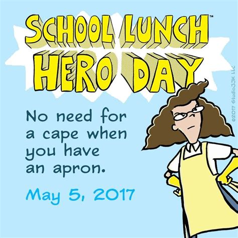 School Lunch Hero Day Printables