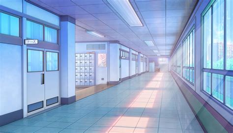 School Background Anime