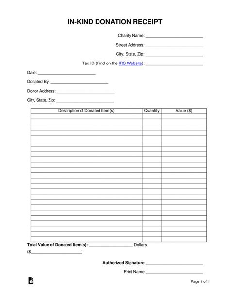 School Donation Receipt Template