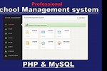 School Management System MySQL PHP