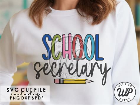 Download School Secretary For Cricut