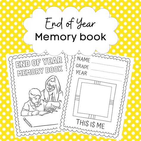 School Year Memory Book