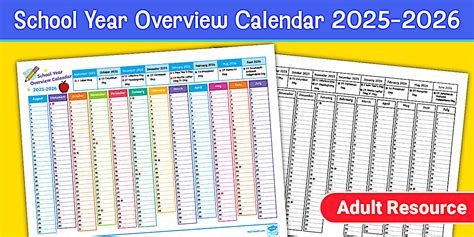 School Year Overview