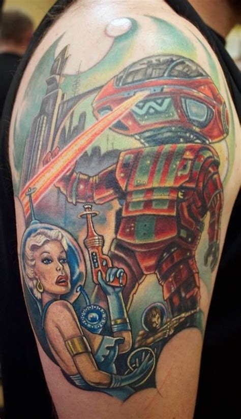 Sci Fi Dali tattoo Punk tattoo, Dali tattoo, Sci fi