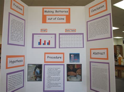 Science Fair Poster Board Template