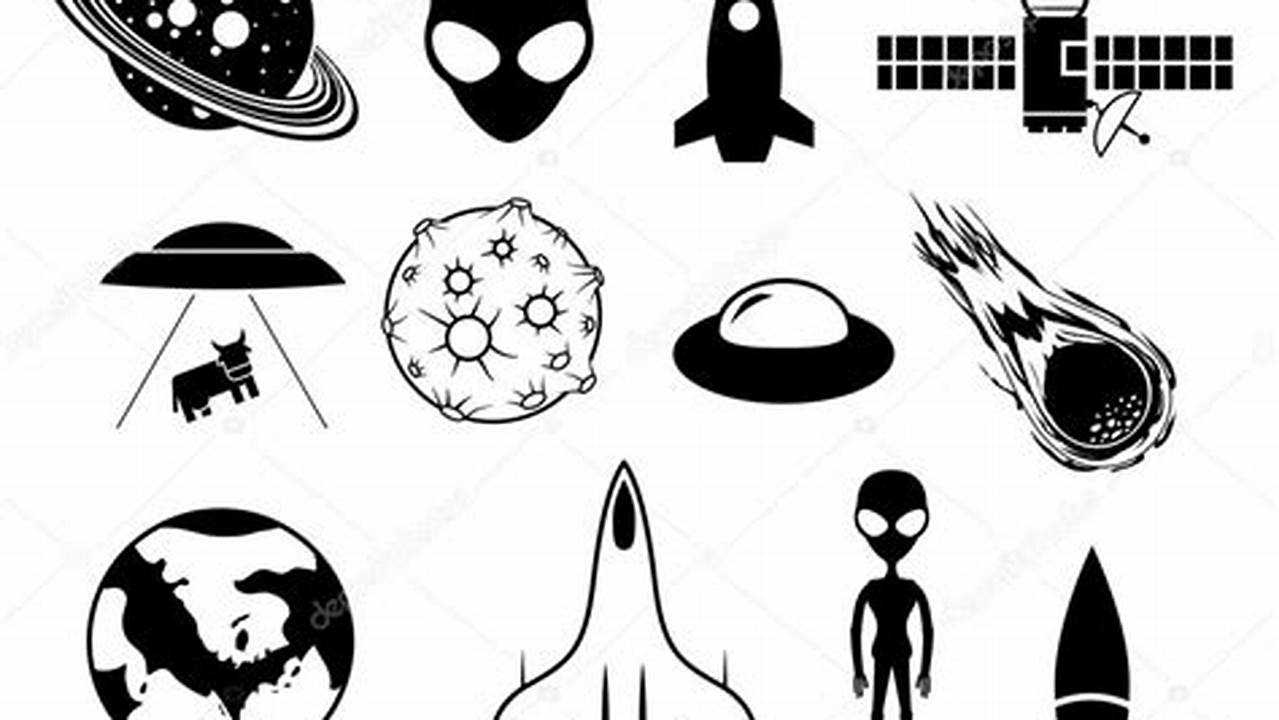 Science Fiction Symbolism, Free SVG Cut Files