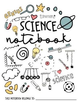 Science Notebook Cover Printable