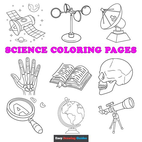 Science Coloring Pages Free Printable