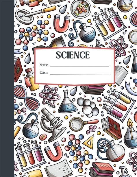 Science Testing Notebook Cover Page Free Printable Science Testing Notebook Cover Page