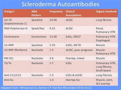 Scleroderma Ana Pattern
