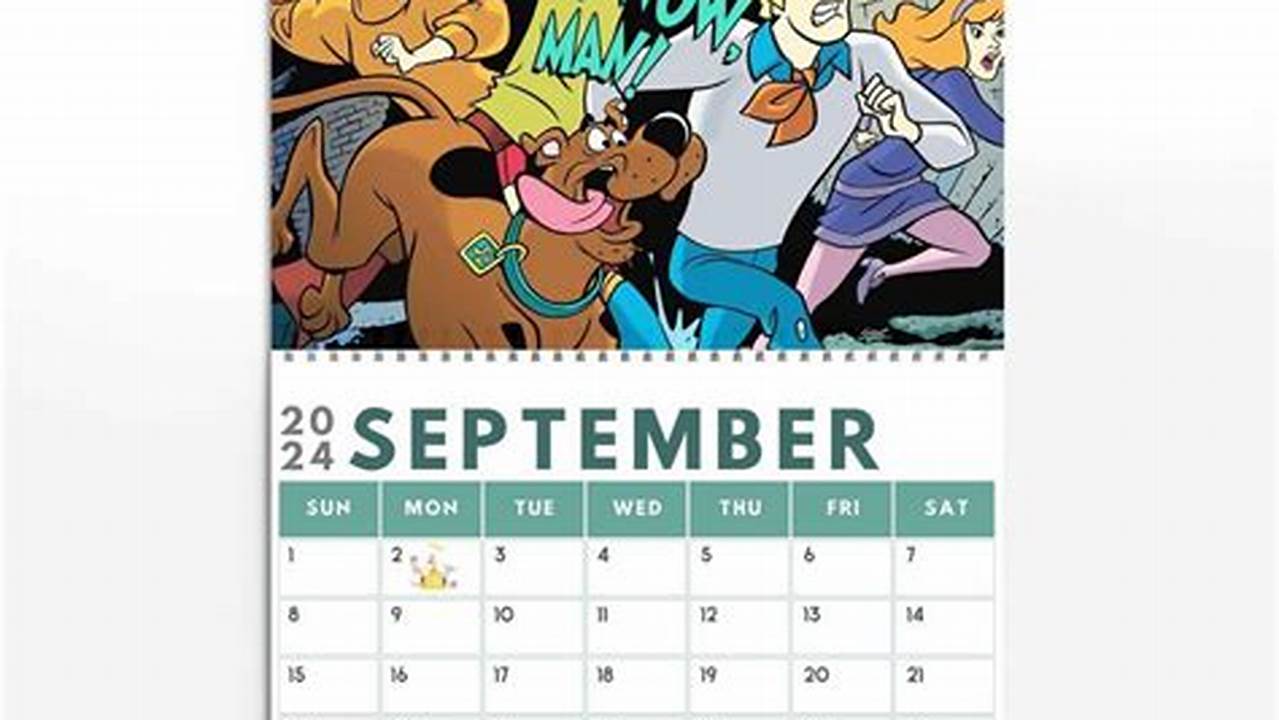 Scooby Doo Calendar 2024