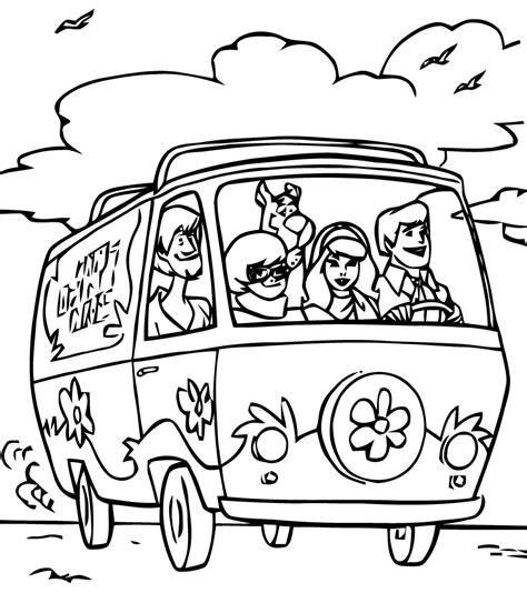 Scooby Dooby Doo Coloring Pages