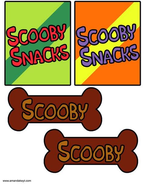Scooby Snacks Printable