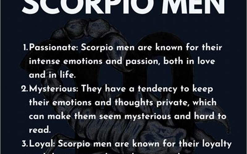 Scorpio Men Leave Relationships