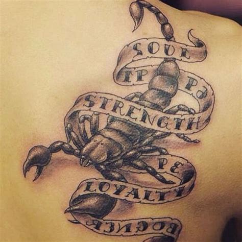 Scorpion Flames Tattoo Designs For Men
